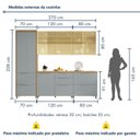 Ver imagem 3 de Cozinha 5 Peças 8 Portas Reflecta 100% MDF Mista