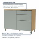 Ver imagem 7 de Cozinha 5 Peças 8 Portas Reflecta 100% MDF Mista