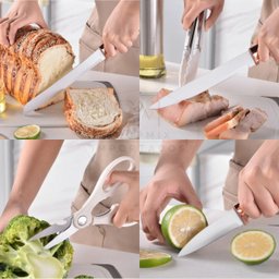 Kit Utensílios de Cozinha Silicone 19 Peças Cor Rosa - 3