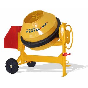 Betoneira 400l Rental Max com Motor Monofásico 2cv 220v 60hz 4p com Roda Maciça Menegotti