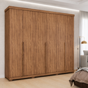 Ver imagem 2 de Guarda Roupa Copacabana 6 Portas 6 Gavetas e Pés MDF - Panan