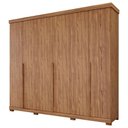 Ver imagem 1 de Guarda Roupa Copacabana 6 Portas 6 Gavetas e Pés MDF - Panan