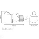 Ver imagem 2 de Tomada de Acoplamento Industrial 2p+t 32 a 380-415 Vca 9 H Tramontina Tramontina