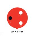 Ver imagem 3 de Tomada de Acoplamento Industrial 2p+t 32 a 380-415 Vca 9 H Tramontina Tramontina