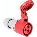 Ver imagem 1 de Tomada de Acoplamento Industrial 2p+t 32 a 380-415 Vca 9 H Tramontina Tramontina