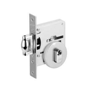 Fechadura 2787 Rolete Redonda Inox Escovado