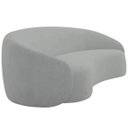 Ver imagem 5 de Sofá 3 Lugares 200cm Orgânico Luxo Recepção Amore Bouclé - Doce Sonho Móveis