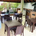 Ver imagem 2 de Mesa em Polipropileno com Tramas Identicas Ao Rattan e Proteção UV Ibiza Marrom