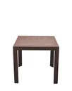 Ver imagem 1 de Mesa em Polipropileno com Tramas Identicas Ao Rattan e Proteção UV Ibiza Marrom