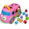 Blocos de Montar Baby Land Dino Escolar Rosa Cardoso Toys 3028 - 1