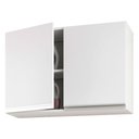 Ver imagem 1 de Armário de Parede 80cm com 02 Portas 100% Mdf Branco