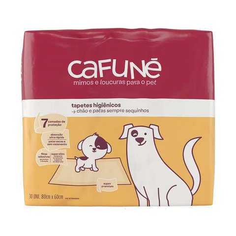 Tapete Higiênico Pet Cafuné para Cães Embalagem 30 Un. Unilever