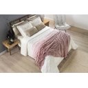 Ver imagem 2 de Cobertor Casal Queen Canelado Grosso Inverno Macio Fluffy:rosê