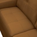 Ver imagem 7 de Sofá Decorativo Mendes 2 Lugares Sala de Estar 150cm Pés em Madeira Couro Caramelo G88 - Gran Belo