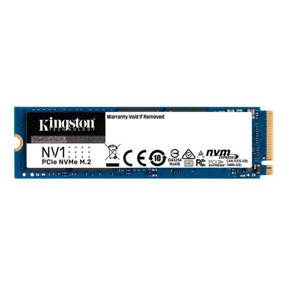 SSD NV1 Pcie 3.0 Kingston 250Gb padrão  Leitura/Gravação: 2100/1700 MB/seg Snvs/250G - 2