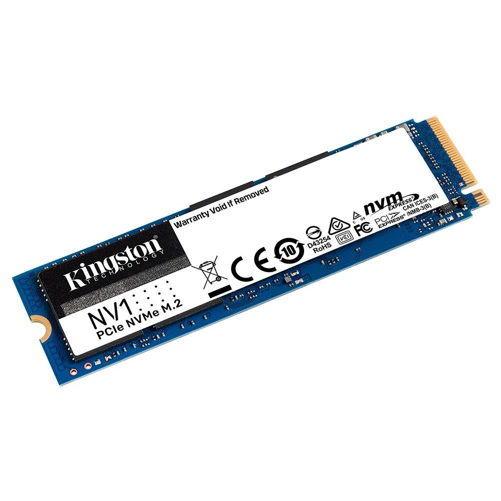 SSD NV1 Pcie 3.0 Kingston 250Gb padrão  Leitura/Gravação: 2100/1700 MB/seg Snvs/250G - 3