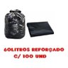 Saco de Lixo 60l Preto Reforçado 100 Unidades Fabricante - 4