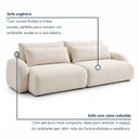 Ver imagem 6 de Sofá Cama Modular Orgânico Retrátil 4 Lugares 270cm com Base em Madeira Maciça Oxford