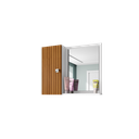 Ver imagem 3 de Espelheira para Banheiro 1 Porta 2 Prateleiras Gênova 