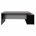Ver imagem 4 de Mesa Dinâmica 1,50m C/ Armário e Cx de Tomadas Pés Painel F5