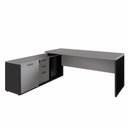 Ver imagem 3 de Mesa Dinâmica 1,50m C/ Armário e Cx de Tomadas Pés Painel F5