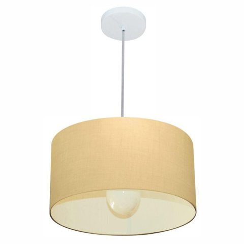 Lustre Pendente Cilíndrico Free Lux para Mesa de Jantar, Sala, Quarto, Churrasqueira e Balcão.