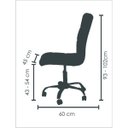 Ver imagem 4 de Cadeira de Escritório Giratória com Rodízio Latina Acasa Móveis