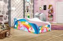 Ver imagem 4 de Cama Fun Princesa Unicórnio Arco Íris Solteiro