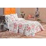 Cobri Leito de Luxo Queen Size 200 Fios Colcha Florence Estampado:fresi - 2