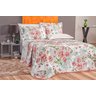 Cobri Leito de Luxo Queen Size 200 Fios Colcha Florence Estampado:fresi - 1