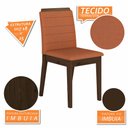 Ver imagem 4 de Conjunto Mesa de Jantar 6 Cadeiras Nairóbi Imbuia/off Whi/terraco - Móveis Arapongas