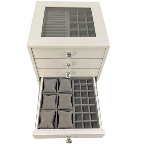 Porta Joias Gaveteiro Luxo