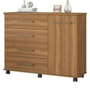 Ver imagem 2 de Cômoda 4 Gavetas 1 Porta Flora 