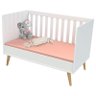 Berço Americano Ludmila e Cômoda Gran Lorena Branco Acetinado Bétula – Carolina Baby - 2