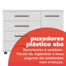 Cômoda 4 Gavetas 1 Porta Flora  - 10