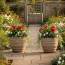 Ver imagem 2 de Kit 2 Vasos de Flor 45cm Inca Jardim Varanda Tramontina Polietileno Folhagem Plantas