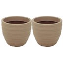 Ver imagem 1 de Kit 2 Vasos de Flor 45cm Inca Jardim Varanda Tramontina Polietileno Folhagem Plantas