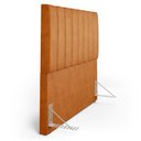 Ver imagem 5 de Cabeceira Cama Box 100 Cm Dália W01 Couríssimo Canela - Lyam Decor