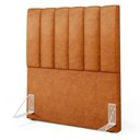 Ver imagem 7 de Cabeceira Cama Box 100 Cm Dália W01 Couríssimo Canela - Lyam Decor