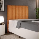 Ver imagem 6 de Cabeceira Cama Box 100 Cm Dália W01 Couríssimo Canela - Lyam Decor