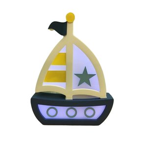 Luminária de Mesa Barco - LMM-10A - Bateria 9V