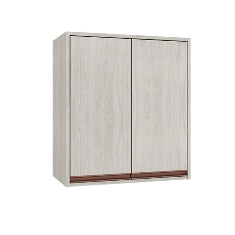 Armário Aéreo para Cozinha 60 X 67 Cm New 2 Portas Mdp Legno Nogueira - Clicklar