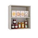 Ver imagem 2 de Armário Aéreo para Cozinha 60 X 67 Cm New 2 Portas Mdp Legno Nogueira - Clicklar