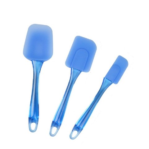 Conjunto de Espátulas de Cozinha Walfos, Resistente Ao Calor Silicone para Servir, 3 Peças