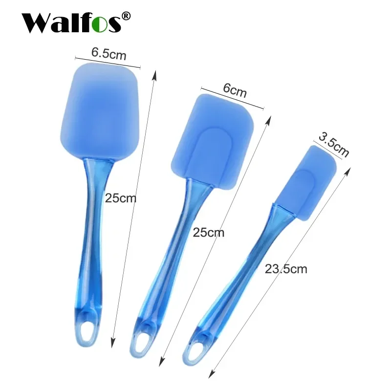 Conjunto de Espátulas de Cozinha Walfos, Resistente Ao Calor Silicone para Servir, 3 Peças - 2