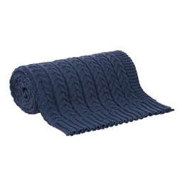 Manta Decorativa de Tricot Erin - Buddemeyer Azul - 1