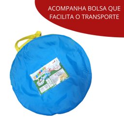 Barraca Infantil Cabana Grande Tenda com Piscina 50 Bolinhas Toca 3 em 1 Importway Bw158 Bw158/bw069 - 4