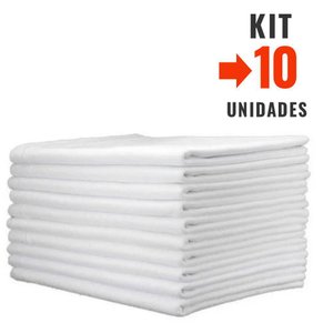Kit 10 Unidades Pano de Chão Resistente Tamanho Grande