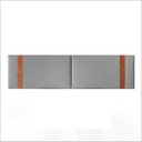 Ver imagem 1 de Cabeceira Artemis King Linho Cinza Detalhes Couro Caramelo - Ms