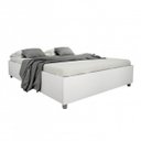 Ver imagem 2 de Cama Casal Mônaco com Colchão Espuma D20 Physical Branco Espresso Móveis